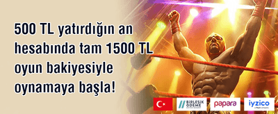 İlk Yatırıma %100 Eşleşme promotion